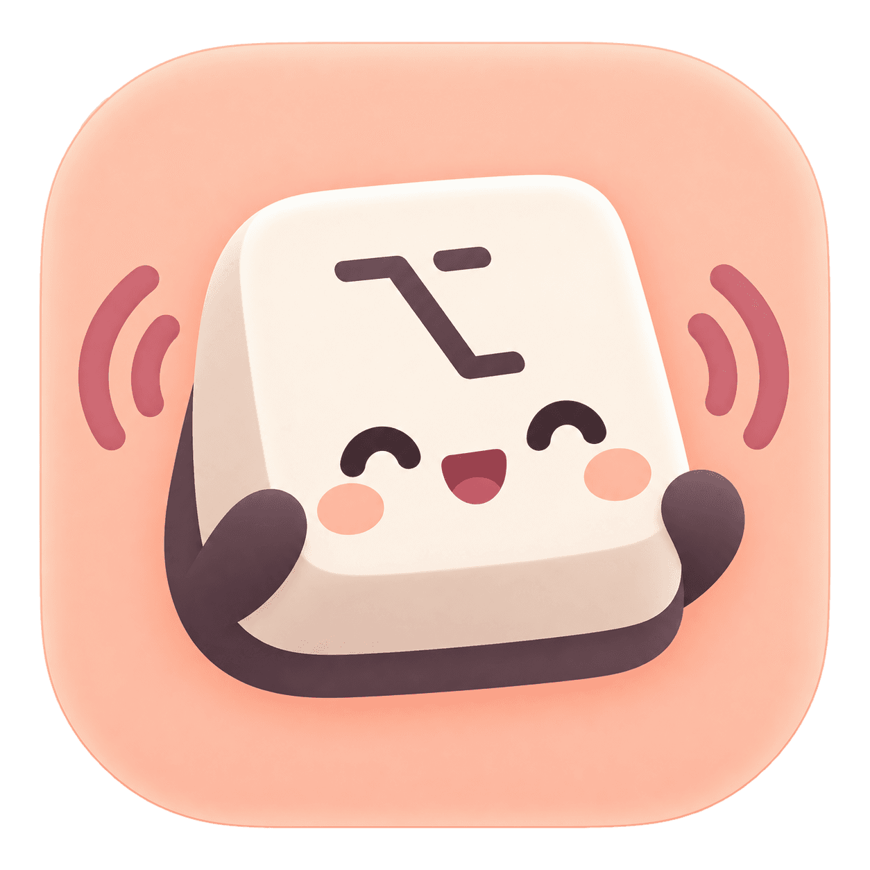 TipTap smiling keyboard mascot